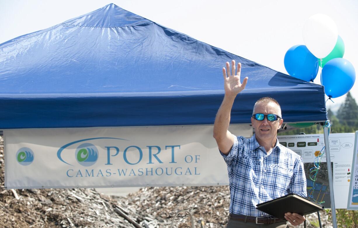 David Ripp, executive director of the Port of Camas-Washougal, said the groundbreaking on waterfront park and trail improvements &quot;has been a long time coming.&quot;