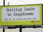 Vancouver's Joy Team has placed four inspirational billboards in Phoenix in time for the Super Bowl.