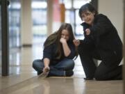 Teri Newman, a La Center High School science teacher, teaches a conceptual physics class in La Center last week.