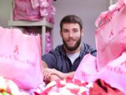 Matt Ferguson, 20, created Matt's Chemo Bags when he was 14 years old and his mom was diagnosed with breast cancer. Ferguson's mom received a bag full of comfort items, such as a blanket, candy, puzzles and lotion.