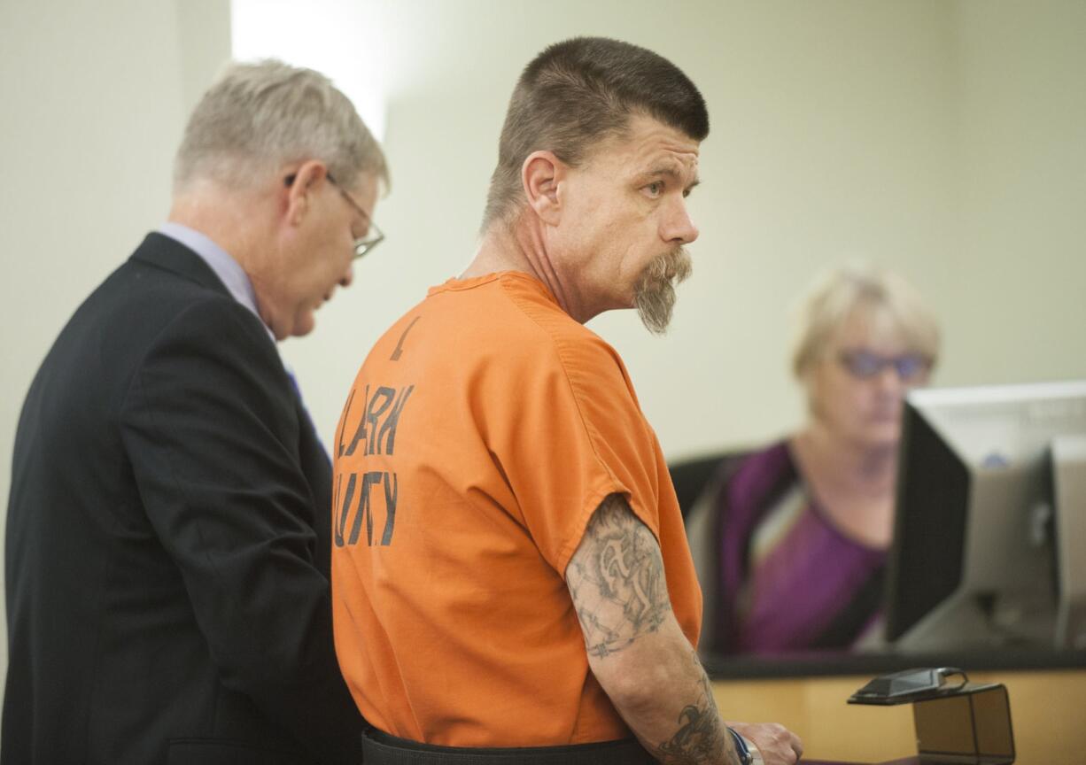 Randall Jacob Marlow appears Monday in Clark County Superior Court to face a charge of first-degree escape.