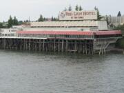 The American Empress sits docked near the Red Lion Hotel Vancouver at the Quay in downtown Vancouver on June 28.