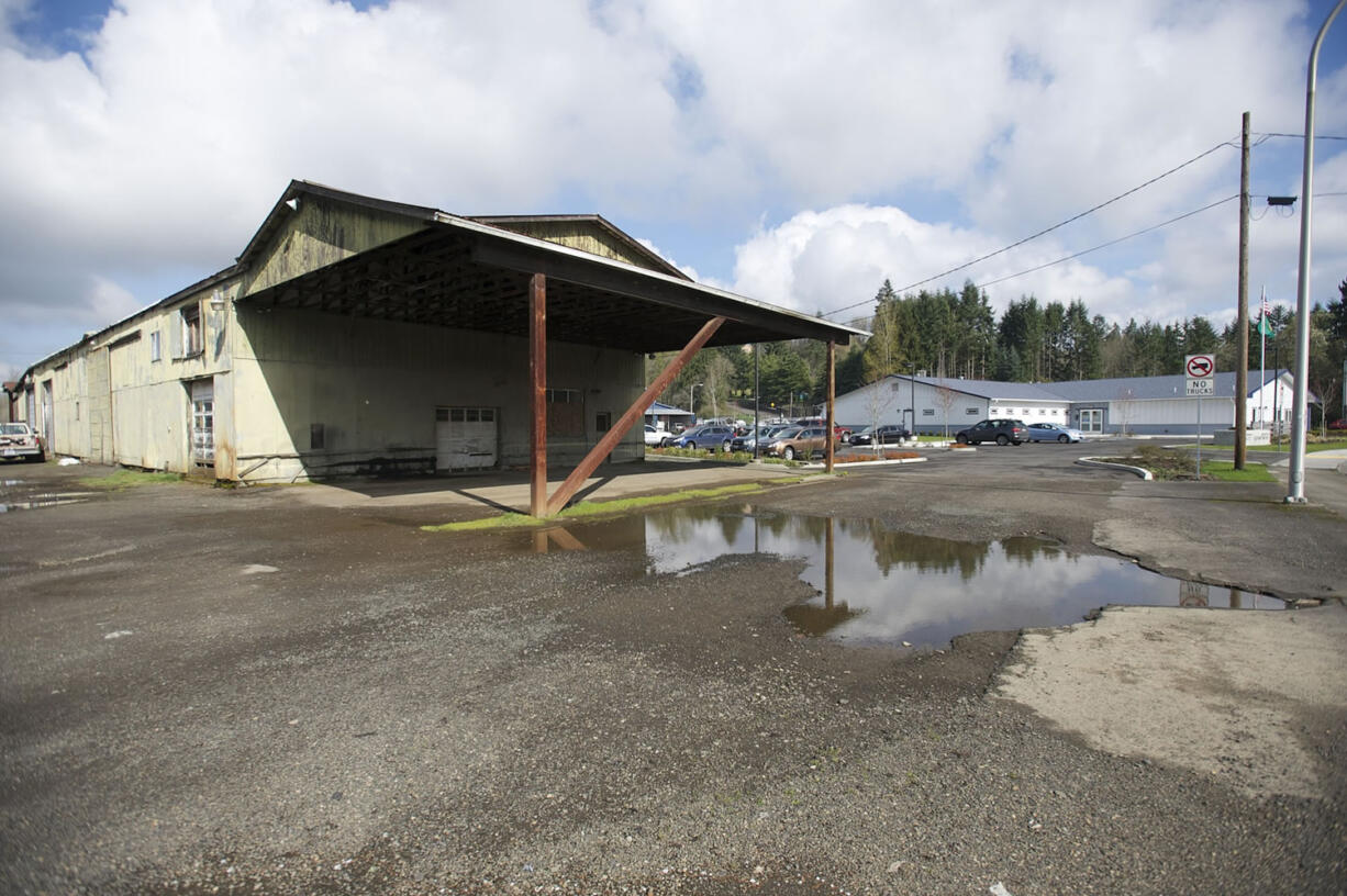 Woodland is planning to demolish the old shops at 300 E. Scott Ave.