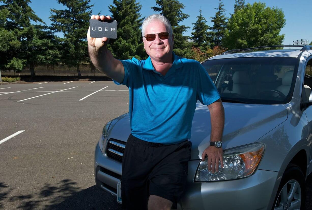 Uber driver Eric Hansen of Vancouver was one of the first drivers for Uber Vancouver, a ride-sharing system launched in the city in the summer.