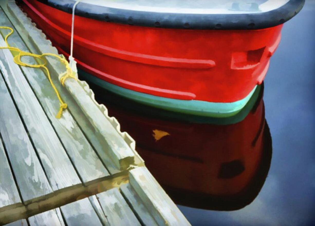 &quot;Dockside&quot; by Ron Croft and &quot;At the Rock&quot; by Teri Black are part of the group exhibition &quot;Art of the Camera,&quot; on display through March 29, 2015, at Gallery 260 at Slocum House.