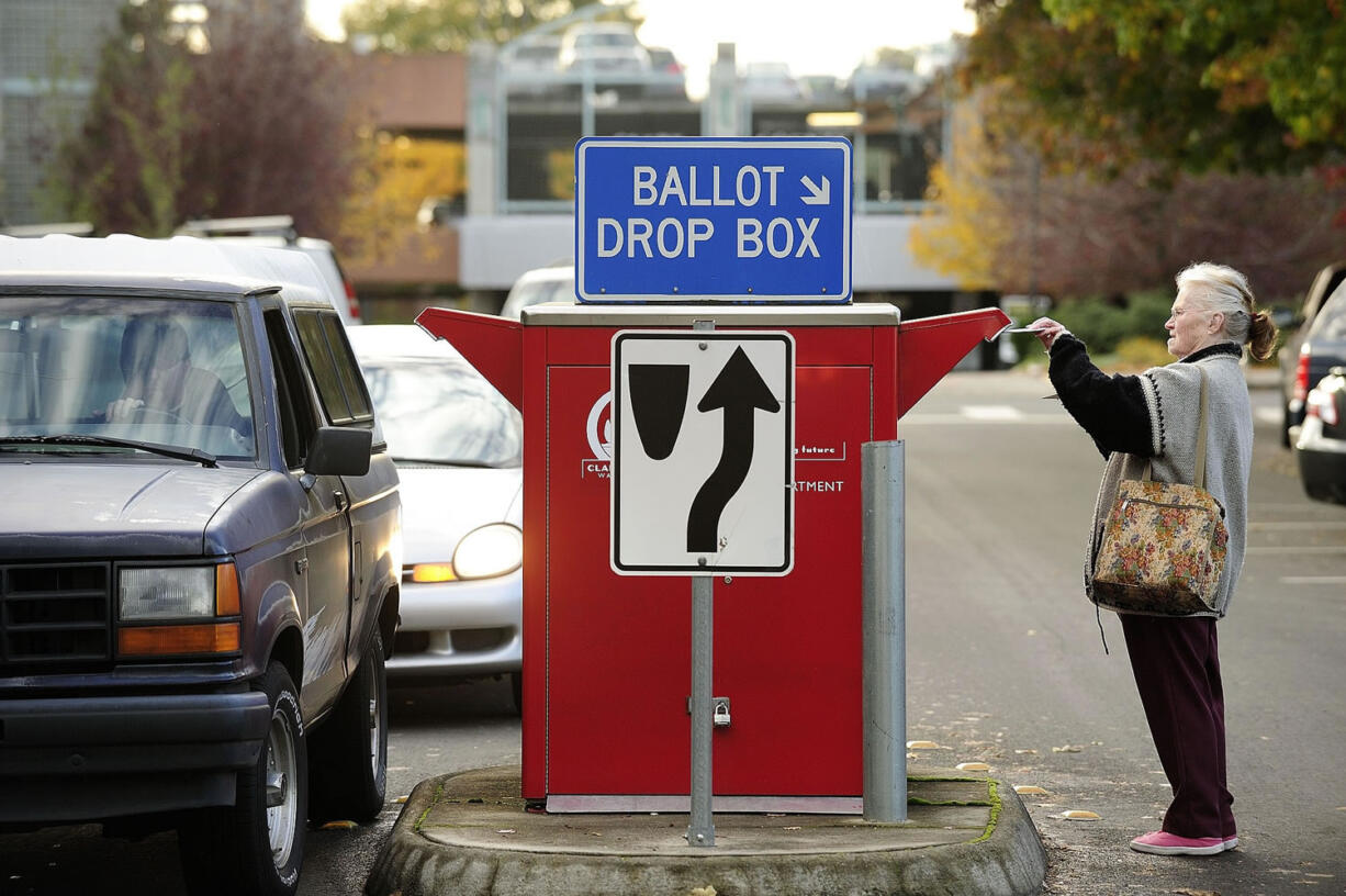 Ballots must be filled out and returned by 8 p.m. on Election Day, Tuesday, Nov.