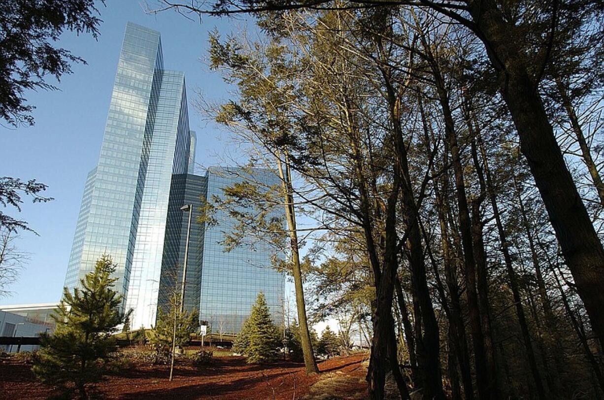 The Mohegan Sun casino in Uncasville, Conn. is shown on Feb. 15, 2005. The casino is the second-largest casino in the world with a 300,000-square-foot gaming floor, a 1,200-room hotel and three entertainment venues, one of which the 10,000-seat Mohegan Arena plays host to the WNBA women's pro basketball team, The Sun. A version of the casino may be on its way to north Clark County, where the Mohegan Tribe hopes to manage a casino owned by the Cowlitz Tribe on 152 acres of pasture near La Center.