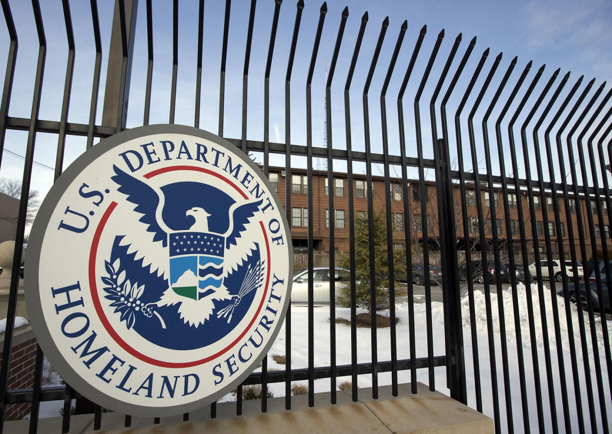 The Homeland Security Department headquarters is seen in northwest Washington.