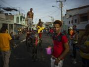 People attend a concert during carnival celebrations in Santiago, Cuba.