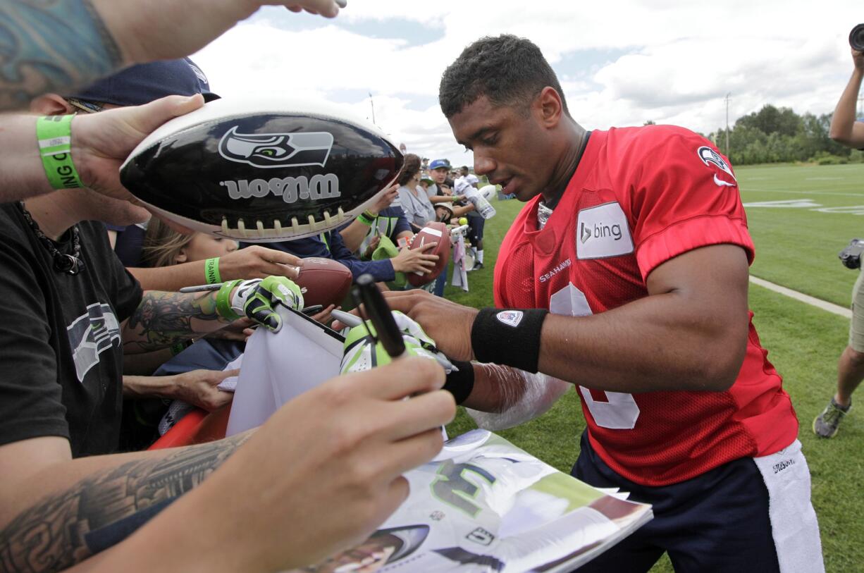 Seattle Seahawks quarterback Russell Wilson was taken in the third round of the 2012 Draft, one of many draft-day diamonds in the rough found by Seahawks general manager John Schneider.