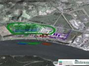 Millennium Bulk Terminals has proposed to export 44 million tons of coal per year through this site in Longview.