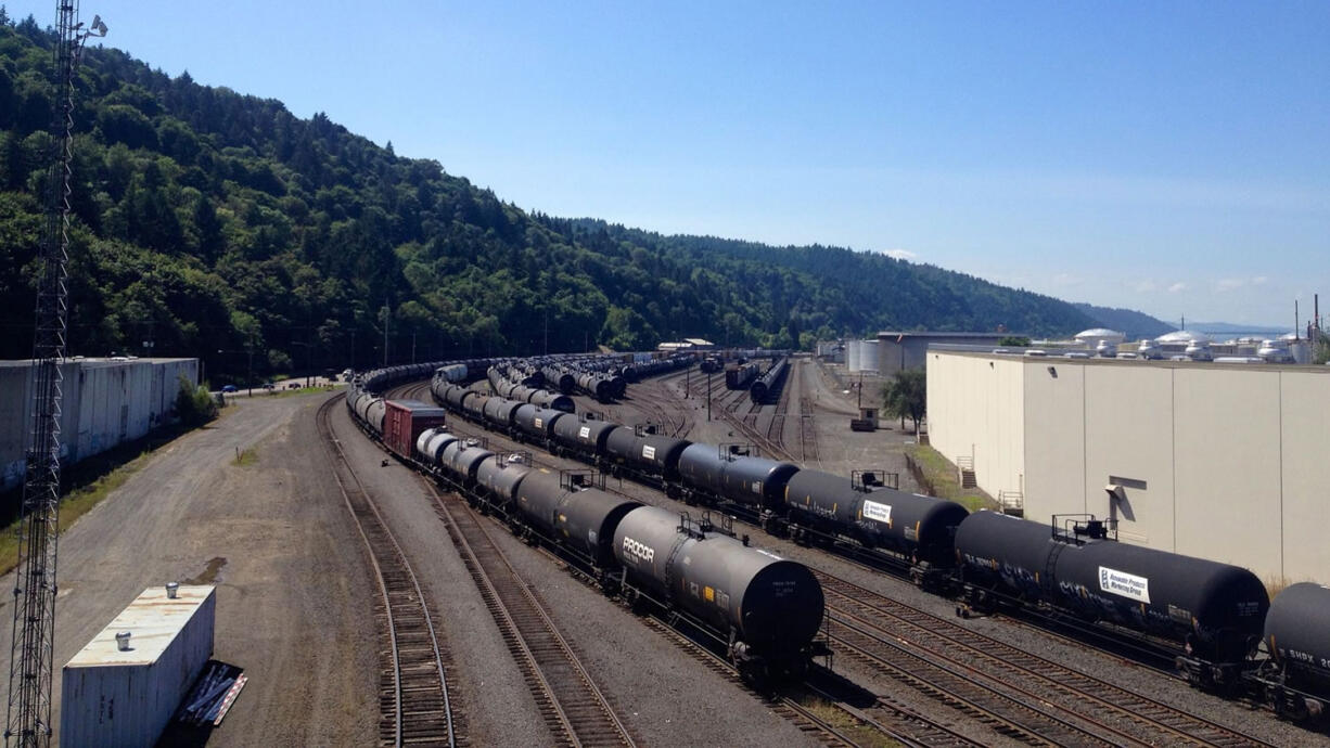 Reports show three oil trains a week pass through Oregon on the way to the Global Pacific oil terminal near Clatskanie,Ore., and additional oil trains pass through central and southern Oregon on their way to California once a week.