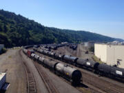 Reports show three oil trains a week pass through Oregon on the way to the Global Pacific oil terminal near Clatskanie,Ore., and additional oil trains pass through central and southern Oregon on their way to California once a week.