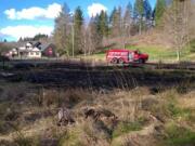 A Clark County Fire District 10 crew responded to a quarter-acre brush fire in Fargher Lake at 2:40 p.m.