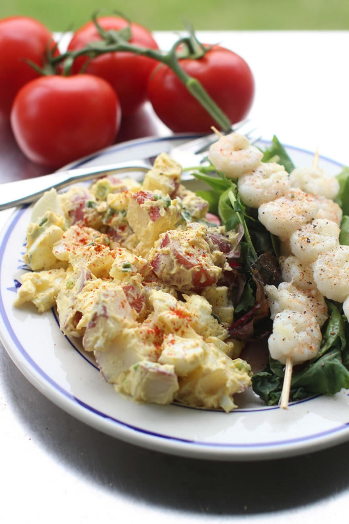 Creamy Deviled Egg Potato Salad