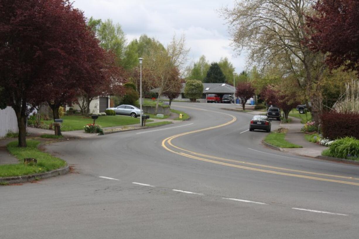 The S-curve between 36th and 39th avenues on McCann Road is one of the main issues the McCann Road Traffic Improvement Initiative is trying to address.