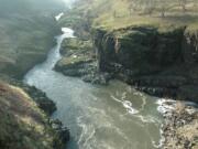 Hikers get plenty of views of the Klickitat River along the lower two miles of the trail from Lyle to Fisher Hill Bridge.