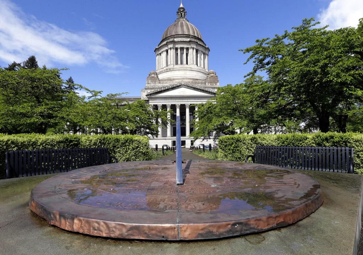 The state Capitol is seen in Olympia.