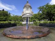 The state Capitol is seen in Olympia.