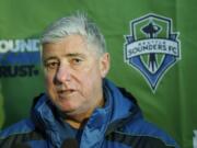 Seattle Sounders head coach Sigi Schmid.