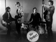 FILE - This 1966 photo shows The Monkees, singing group. Shown from left, are, Davy Jones, Peter Tork, Micky Dolenz and Mike Nesmith. Jones died Wednesday Feb. 29, 2012 in Florida. He was 66. Jones rose to fame in 1965 when he joined The Monkees, a British popular rock group formed for a television show.