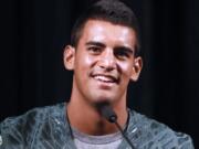 Oregon starting quarterback Marcus Mariota (AP photo)