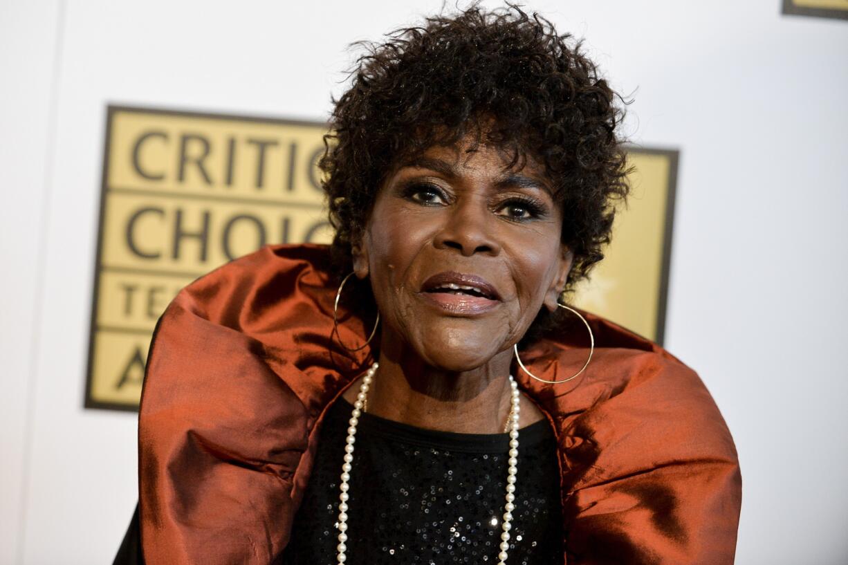 Associated Press files
Cicely Tyson arrives at the Critics' Choice Television Awards in 2014 at the Beverly Hilton Hotel in Beverly Hills, Calif. She was married to Miles Davis and shared the screen with Elizabeth Taylor. She has won a Tony and an Emmy and been nominated for an Academy Award. But even at 90, Tyson says her life's work isn't done.