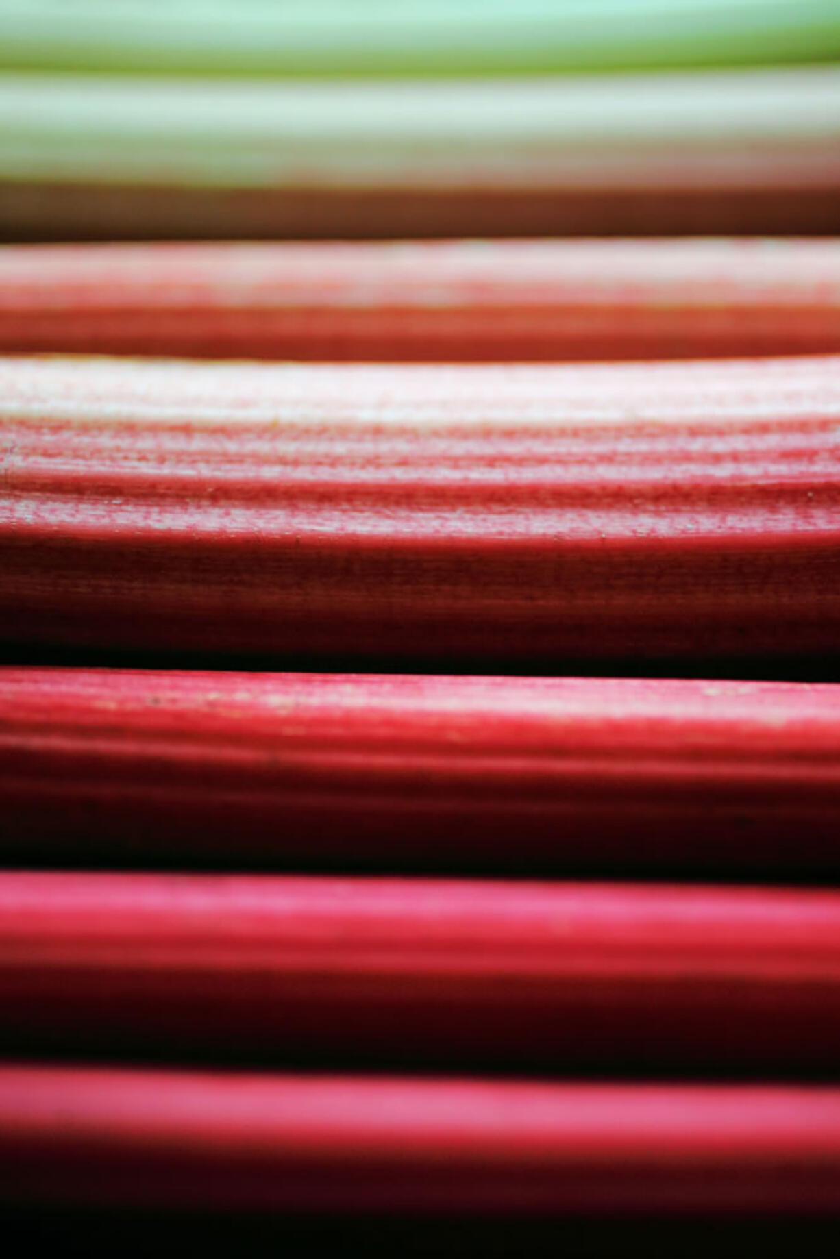 Rhubarb is not often used but can be featured as the main ingredient or to add flavor to sauces and side dishes and comes in a variety of colors. (Erik M. Lunsford/St.