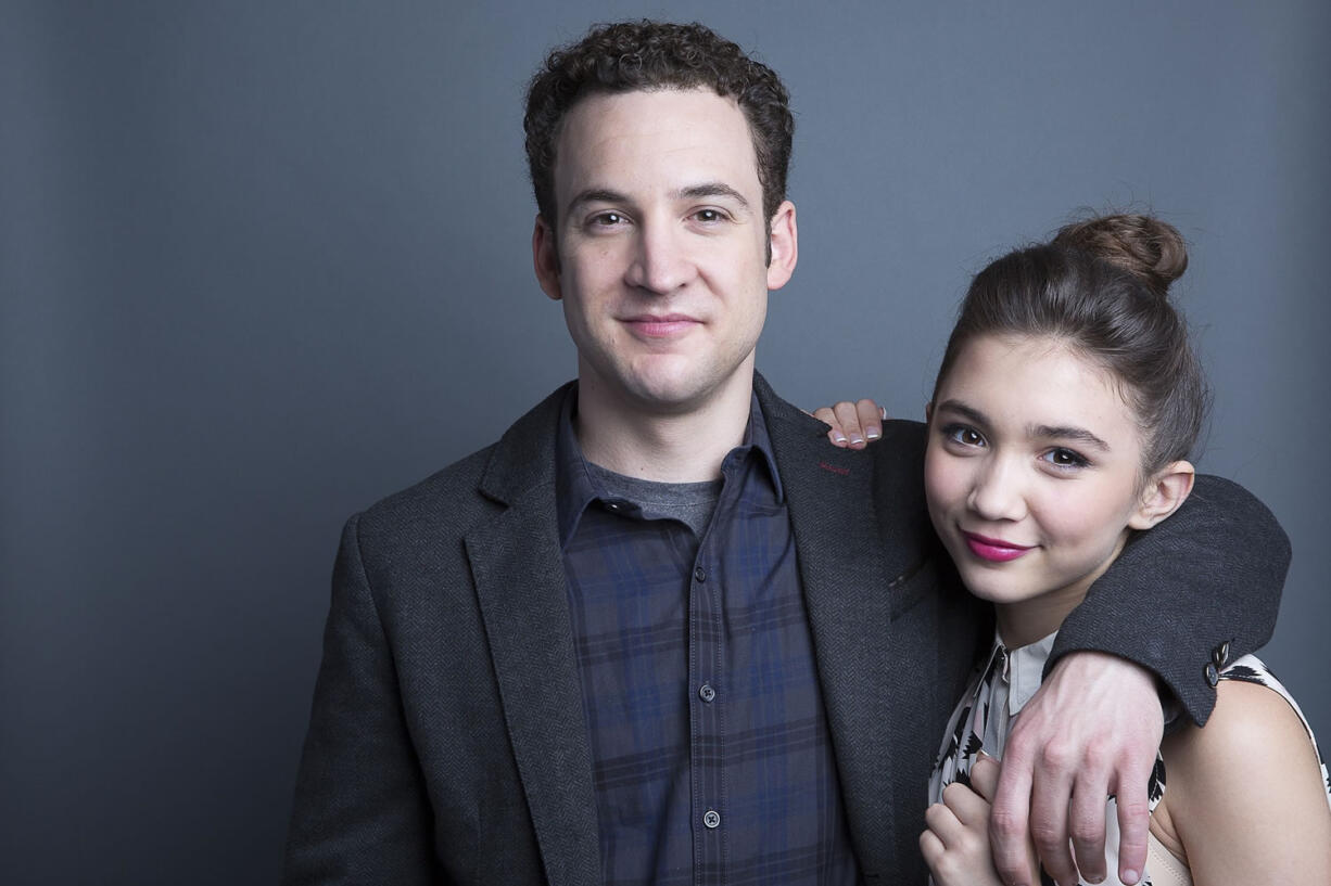 Ben Savage, left, and Rowan Blanchard star in the Disney Channel series &quot;Girl Meets World.&quot;