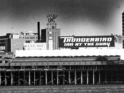 The Red Lion at the Quay, then the Thunderbird at the Quay, in 1984.