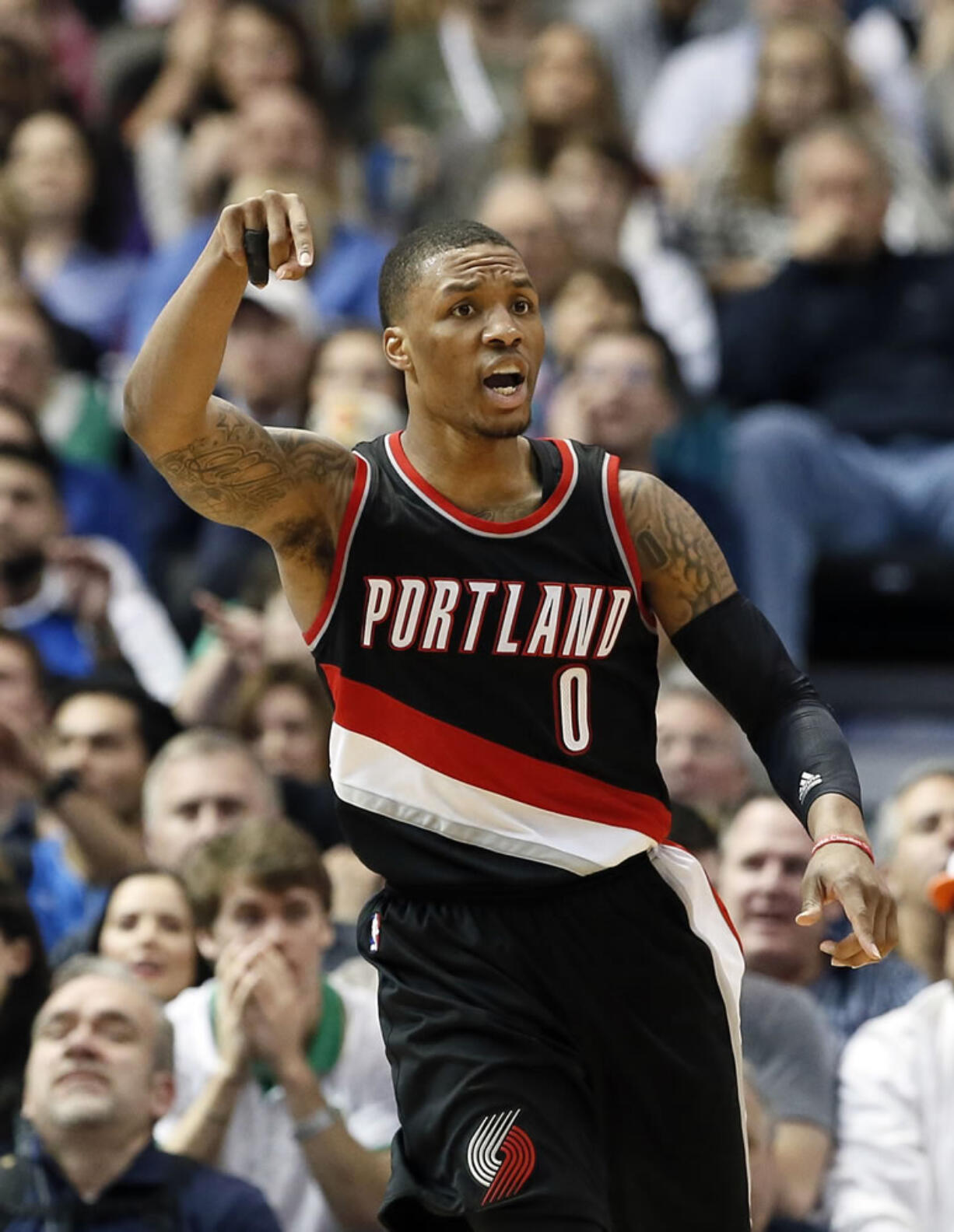 Portland Trail Blazers' Damian Lillard.