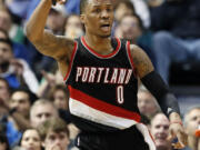 Portland Trail Blazers' Damian Lillard.