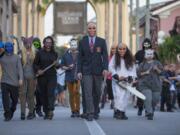 The horror film &quot;The Purge: Anarchy,&quot; the sequel to a movie about an annual night of unfettered crime and violence, is just one of the inspirations for Halloween Horror Nights at Universal Studios in Orlando, Fla.