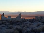 Decrepit buildings populate Rhyolite, Nev., a ghost town located northeast of Death Valley National Park.