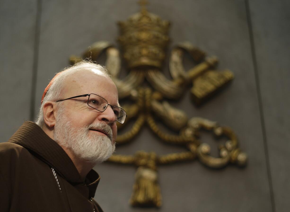 Cardinal Sean Patrick O'Malley arrives Saturday for a meeting of a Vatican commission on sex abuse, at the Vatican.