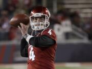 Luke Falk looks to be the next starting quarterback at Washington State. (AP Photo/Ted S.