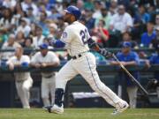 Seattle Mariners' Robinson Cano hits a two-run home run against the Chicago White Sox during the fifth inning Sunday, Aug. 23, 2015, in Seattle. Seattle defeated Chicago, 8-6.