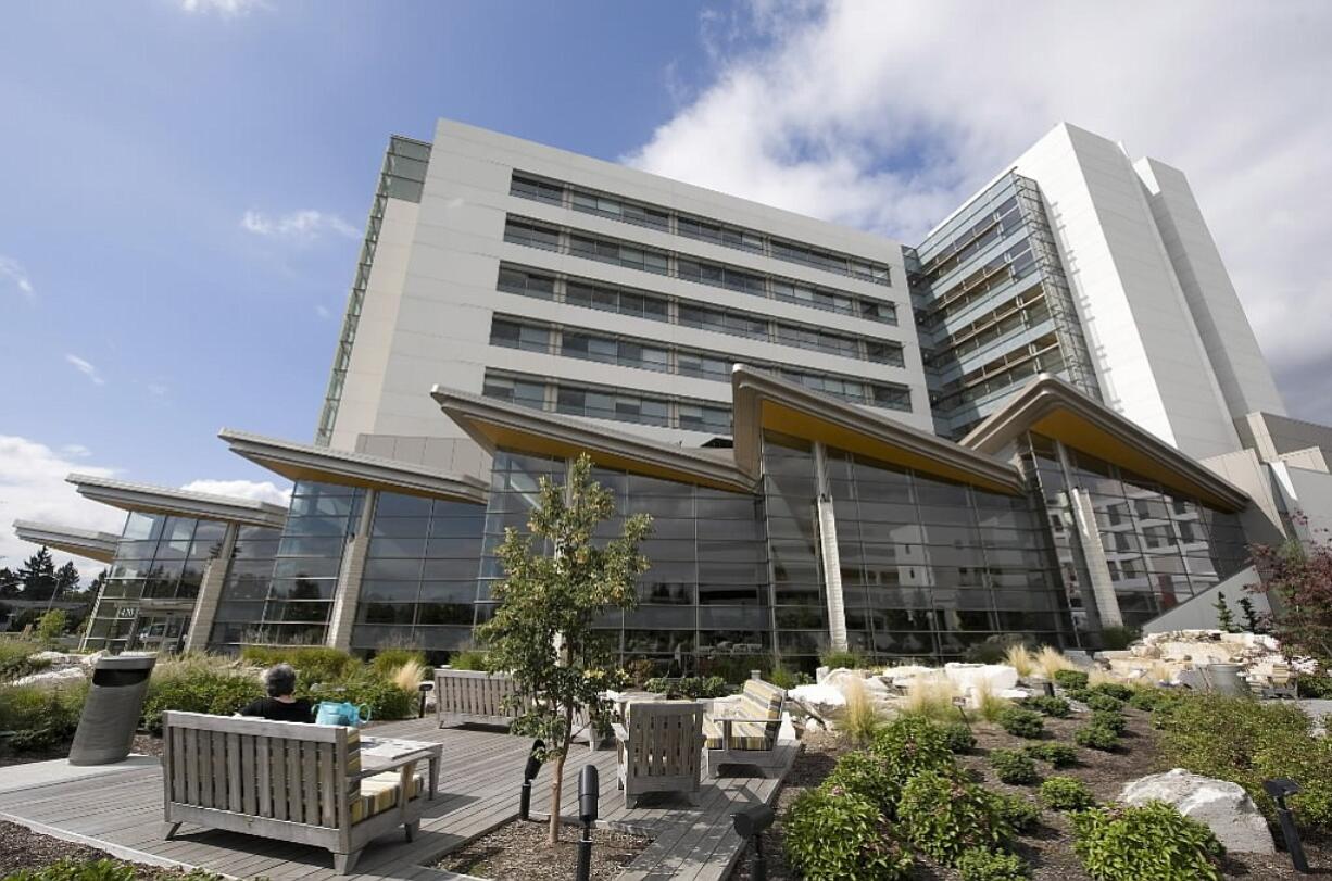 PeaceHealth, the new corporate parent of Southwest Washington Medical Center, pictured, confirmed Monday it will move its headquarters to Columbia Center at Columbia Tech Center, 1115 S.E.