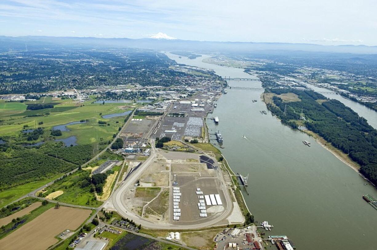 The Port of Vancouver's 218-acre Terminal 5 is the proposed site for a roughly 60-acre export facility to be built by Australian mining giant BHP Billiton.