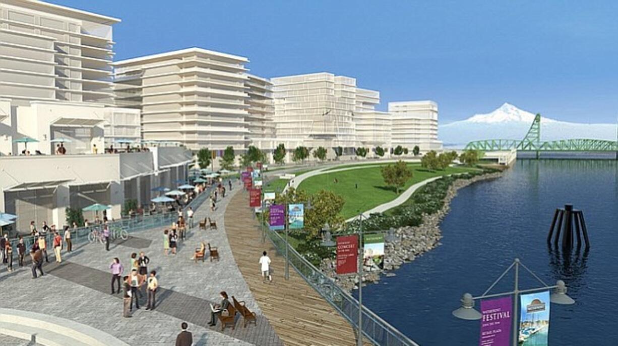 Lawmakers from the 49th District won praise from a regional lobbyist after they got $4 million included in the state's 2015-17 capital budget for building a 7.3-acre park on Vancouver's waterfront.