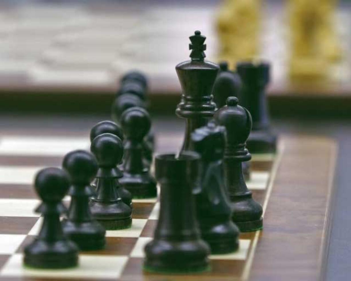 Chess pieces sit waiting for a player on one of the 150 boards available for play at the Chess Club and Scholastic Center of St. Louis, in St. Louis. In 2009, the center hosted the U.S.