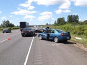 A Vancouver man was arrested for suspicion of driving under the influence after a pursuit in Oregon ended in a crash.