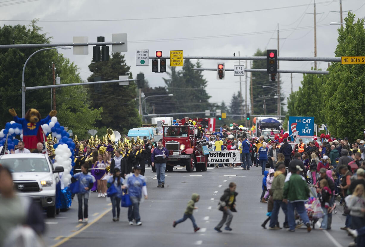 The Parade of Bands in Hazel Dell on saturday May 18, 2013.