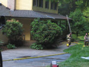 Fire officials said a Hockinson house was damaged in an early morning fire that started in an HVAC system.