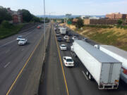 Traffic snarled all over the Portland-Vancouver Metro area mid-morning Wednesday because of a stalled tractor-trailer in the tunnel on US 26 westbound in Oregon.