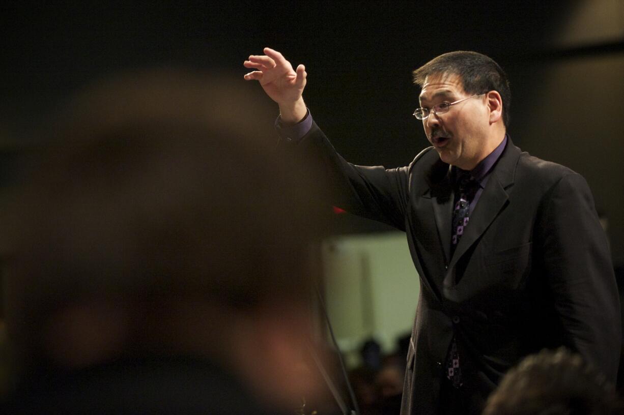 Rich Inouye, the Clark College band director, often works with kids from local high schools and recruits some of them to join the Clark College Jazz Ensemble once they graduate.