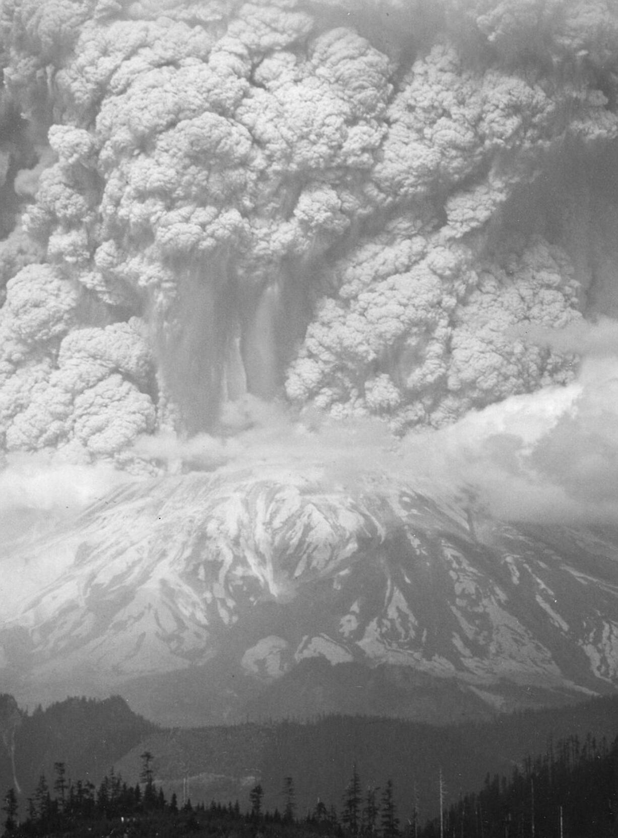 Kurt Nosler of Ariel took this photo from about four miles southwest of the erupting volcano.