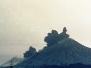 Ed Hinkle of Battle Ground captured this image of the initial outburst in the May 18, 1980, eruption of Mount St.