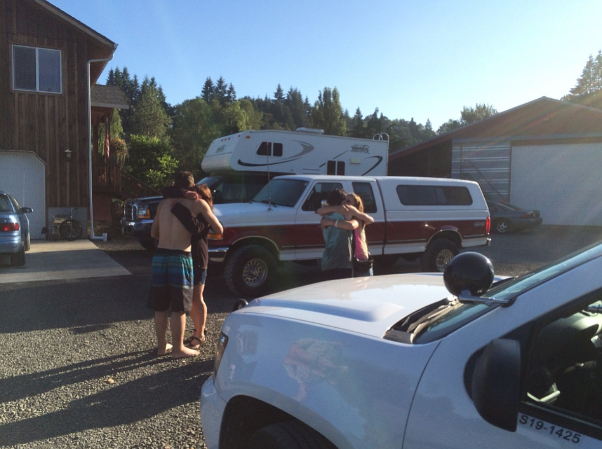 Two Clark County teenagers are safe today after spending the night along the East Fork of the Lewis River.