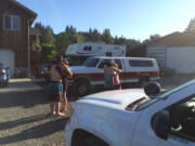 Two Clark County teenagers are safe today after spending the night along the East Fork of the Lewis River.